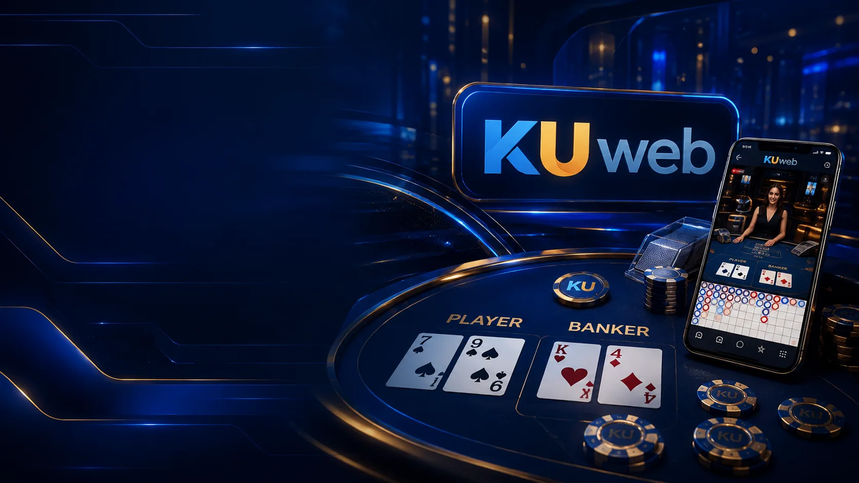 บาคาร่าออนไลน์ Ku Web วิธีสมัครและเข้าสู่ระบบผ่านมือถือ